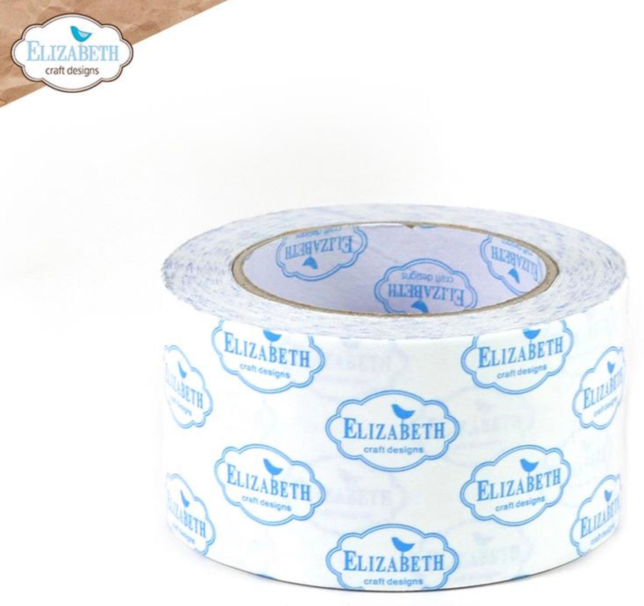 Adhesivo transparente de doble cara Elizabeth Craft - 64 mm (2,5 PULG.) | 25 m (27 yardas)